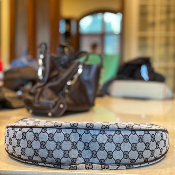 COPY - GUCCI Beige/Brown GG Canvas and Leather Ho… - Picture 5 of 8